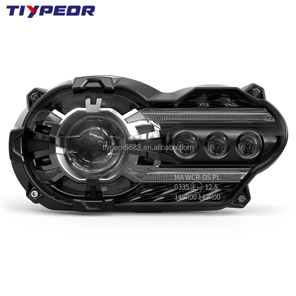 product tiypeor emark motorcycle accessories for bmw r1200gs led headlight with drl moto parts for bmw r 1200 gs adventure 2005 2013-2