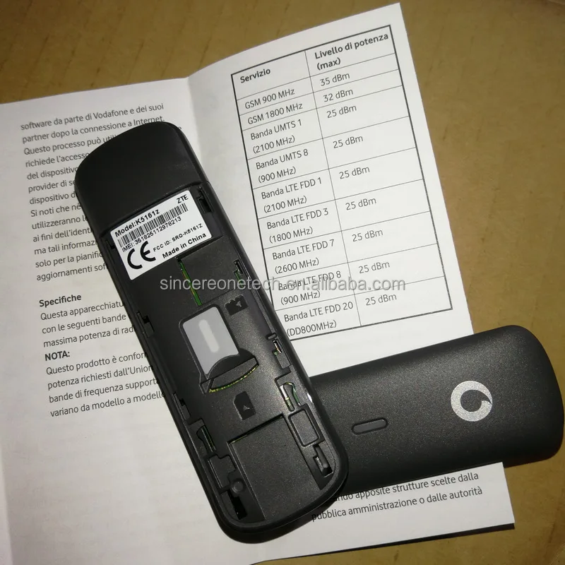 Huawei Vodafone K5161h 4G LTE USB Modem Dongle - Emballage d'origine scellé | Rakuten