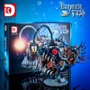 Dk7042 Lanterna Meccanica a Forma di Pesce - 1038 Pezzi - Confezione Regalo Raffinata