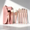 8 pennelli da trucco rosa