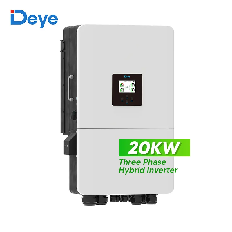 Deye 48V Battery Inverter SUN-8/10/12KW-SG05LP3 8kw 12kw 15kw 20kw Three Phase 2 Mppt Deye Hybrid Solar Inverter Home Price