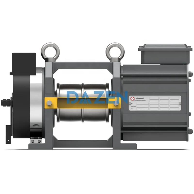 MDG45 Montanari Belt Gearless Traction Machine Elevator Motors Italy