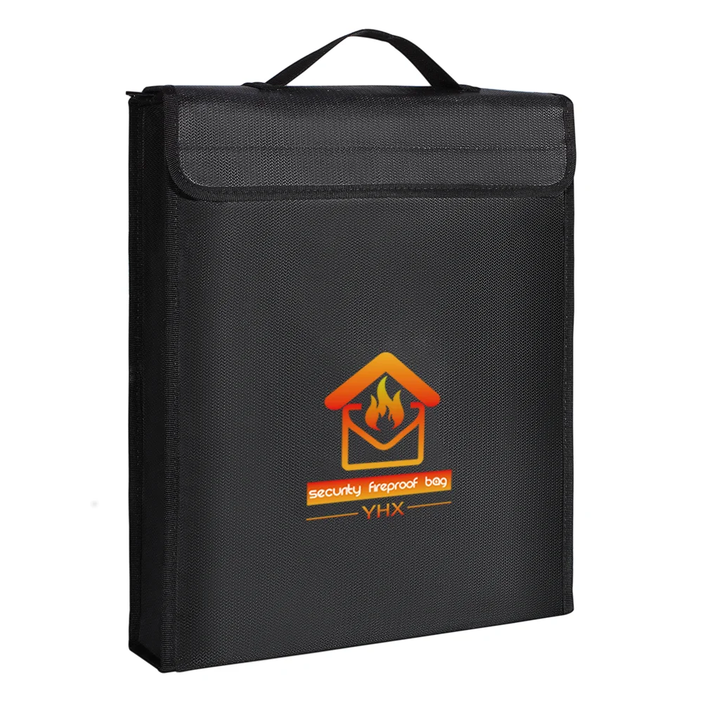 Custom Battery Safe Bag Explosion-proof Folder Security Fireproof Waterproof Bag Storage Home Office Document File Guard