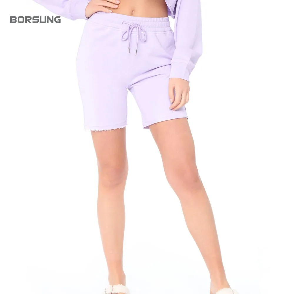 knee length sweat shorts womens