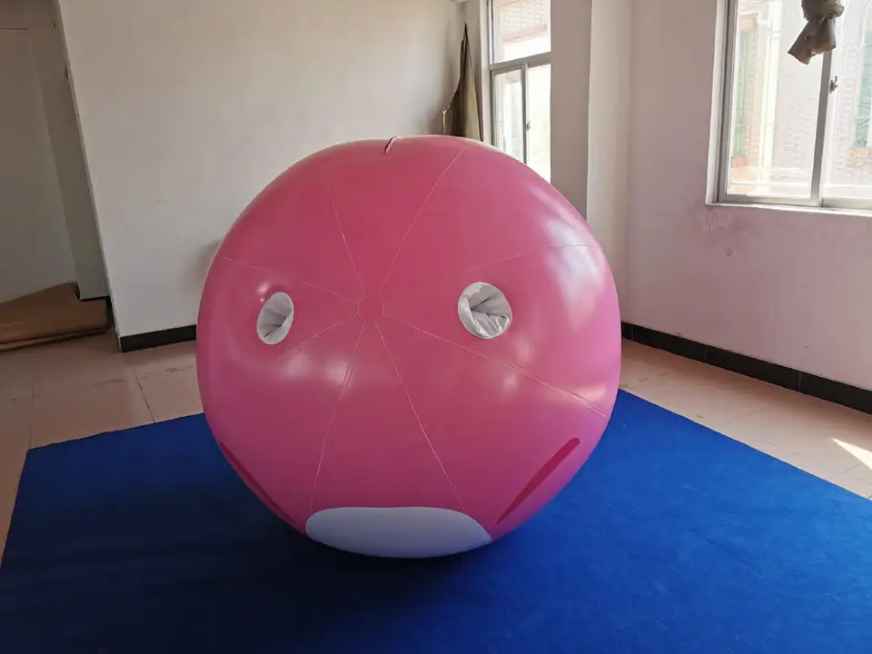 Custom PVC Inflatable Suit Rolling Ball Advertising Inflatables