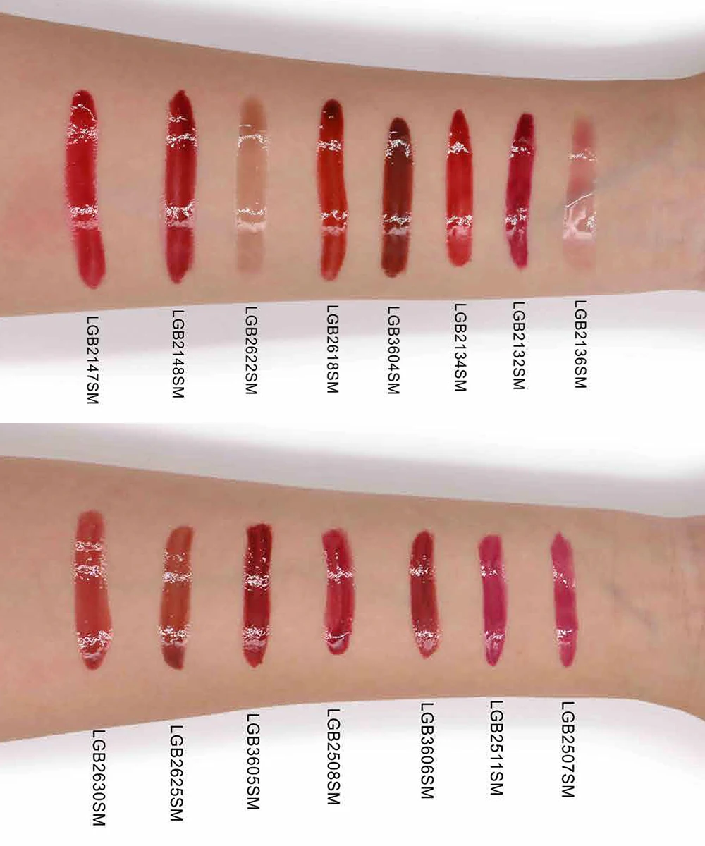 2 in 1 Double-end Lip Gloss Set Matte Velvet & Mirror Finish Liquid Lipstick Glossy Lip Glaze Plumping Fuller Lip Makeup Kit details