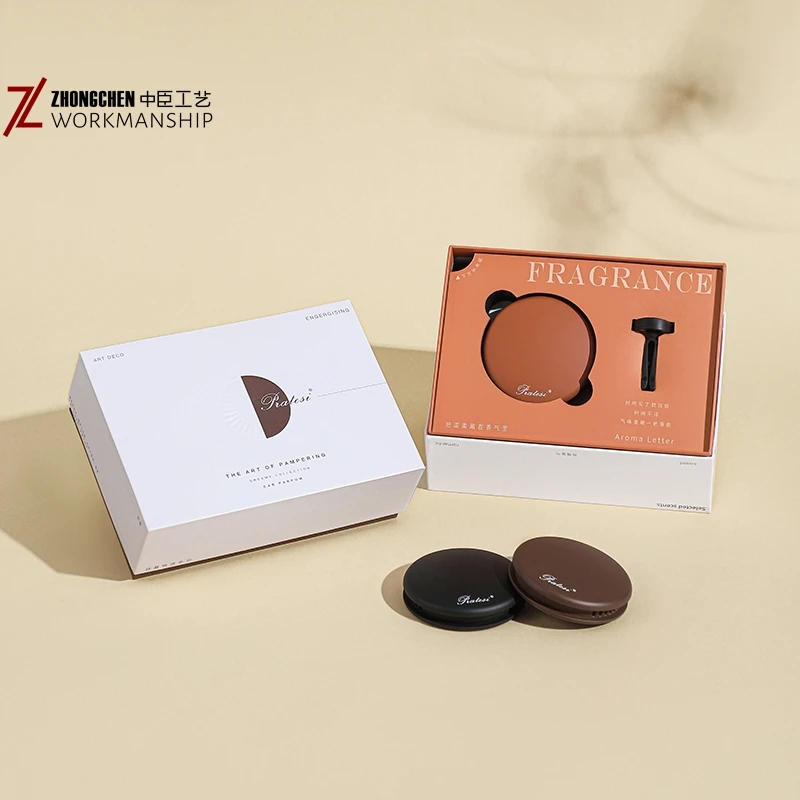 Car Air Freshener High-end Gardenia Solid Luxury Interior Accessories Long-lasting Fragrance Aromatherapy Car Air Freshener