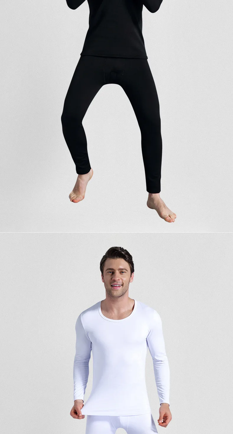Men's Thermal Underwear Long Johns For Male Winter Thick Thermo