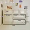 Three-tier heart-shaped drawer bookshelf [without drawers]