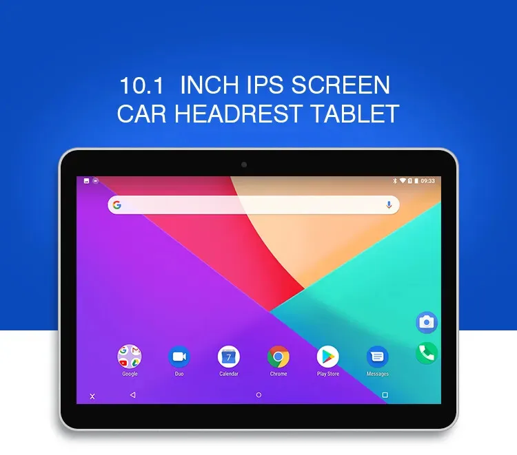 10.1'' Android 11 Car GPS Monitor  LCD Headrest Player Rear Seat Entertainment Stereo Function 4G RAM  Car