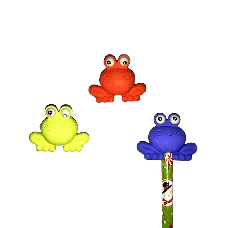 6 Pieces Gel Ink Pens, Cartoon Frog Pens Retractable Cute Animal...