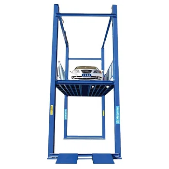 户外双层停车场停车平台电梯升降设备家用车库4四柱液压升降机