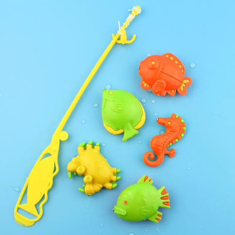 QX256 игрушка детская игрушка для рыбалки в ванную, детские пластиковые удочки, удочка, игрушечный набор для детей