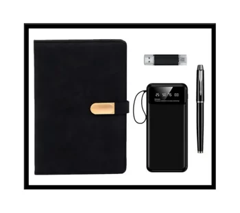 2026 Offers Customers Creative Custom logo Business Gifts, Creative Notebooks with Pens, Chargers and USB Drives.