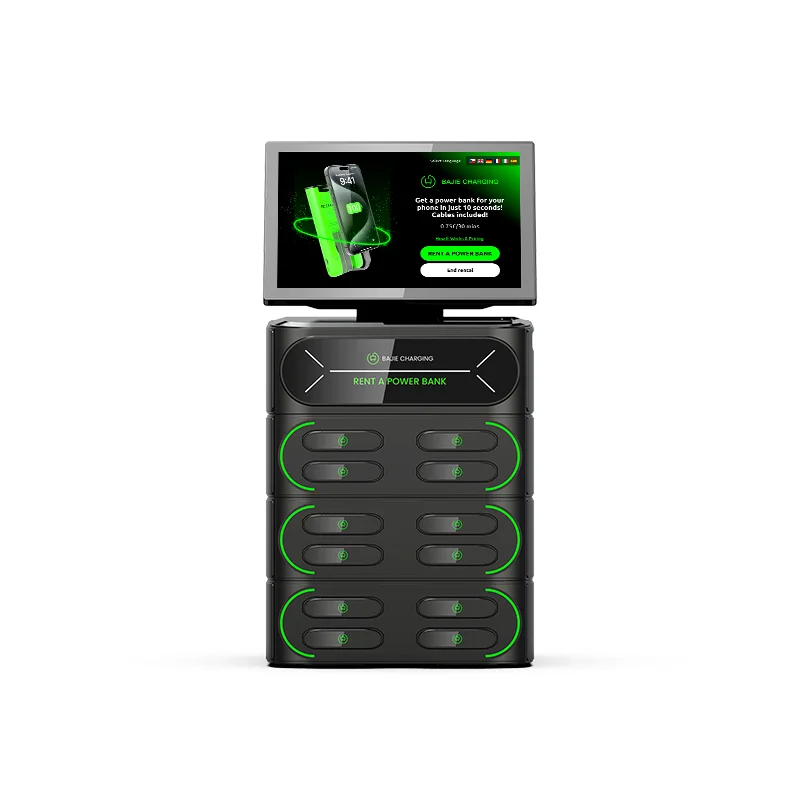 Fast Charging Station with 6000 MAh Phone Charge Locker Vending Machine Kioske Machine with Screen for Commercial Places