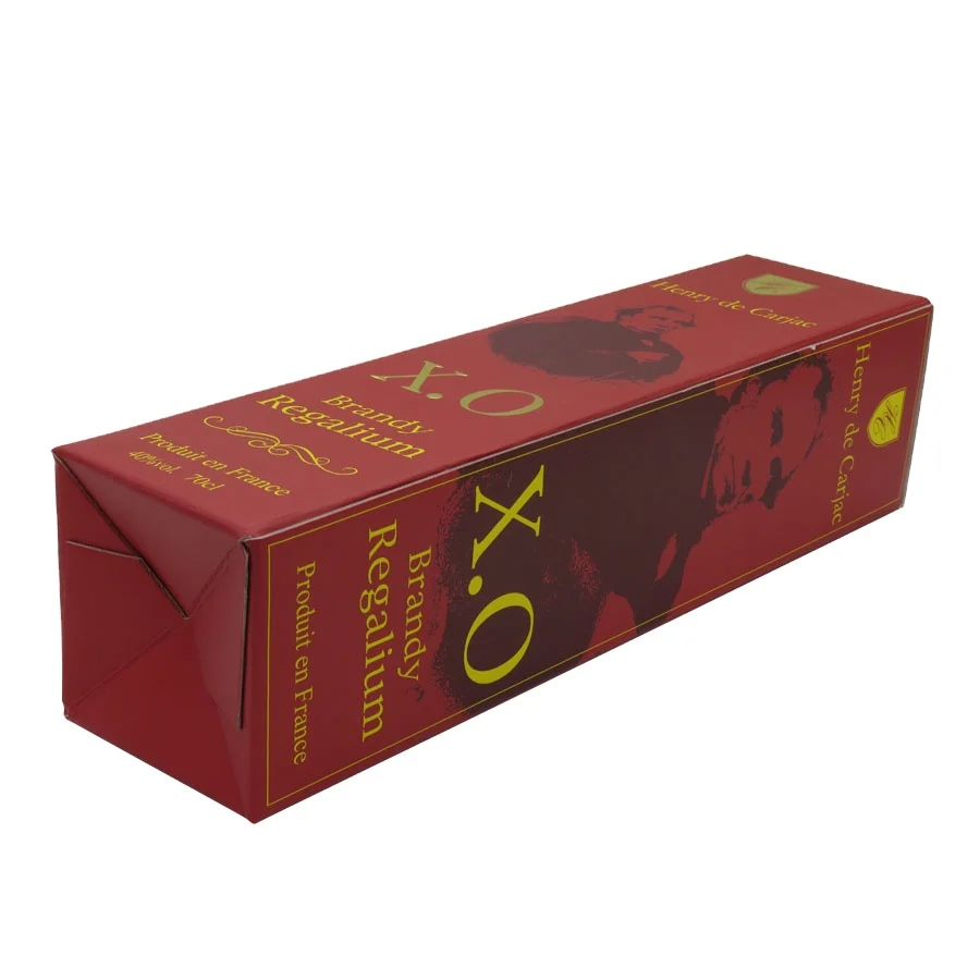 Empty High Quality Custom Printing Wine Packaging Embossed logo Whisky Paper Gift Box