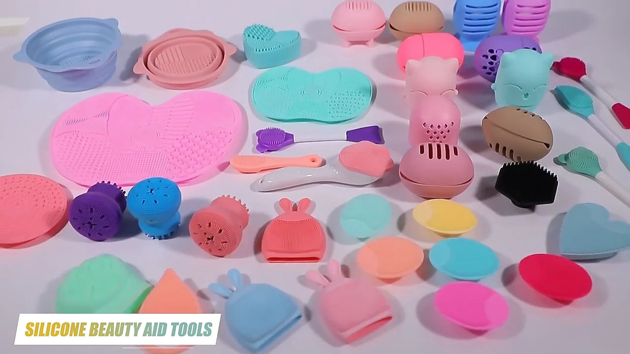 Shatterproof Ecofriendly Silicone Makeup Sponge Holder Storage Makeup