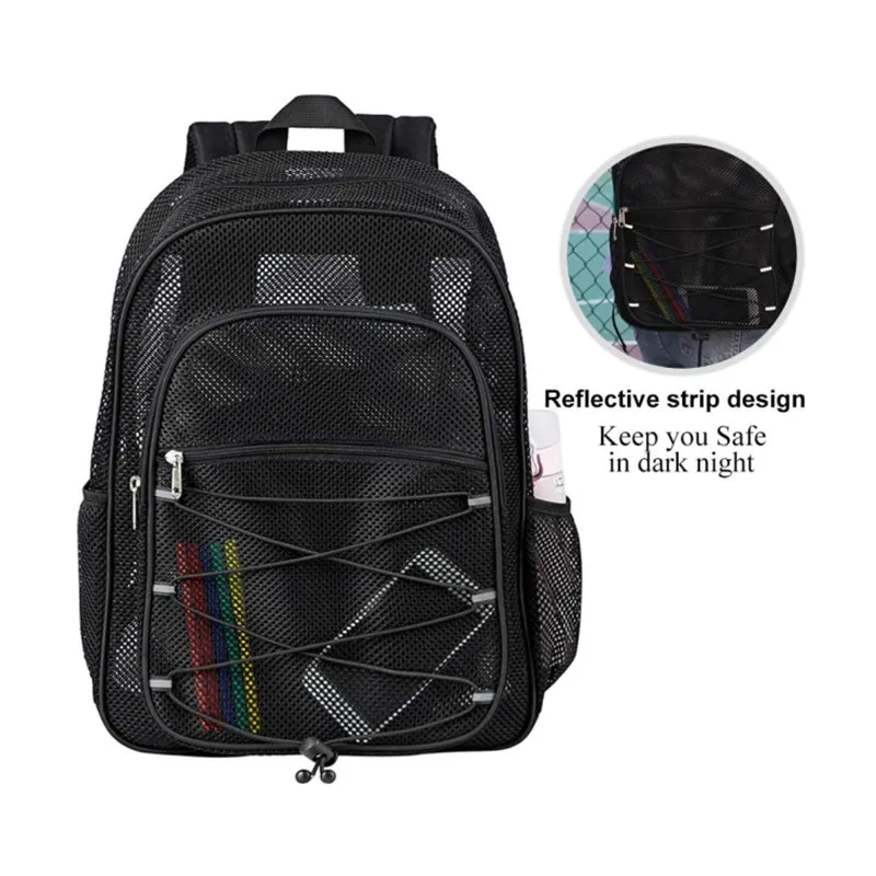 Hot Sale Fitness Bag Mesh Backpack For Commuting Swimming Travel Beach