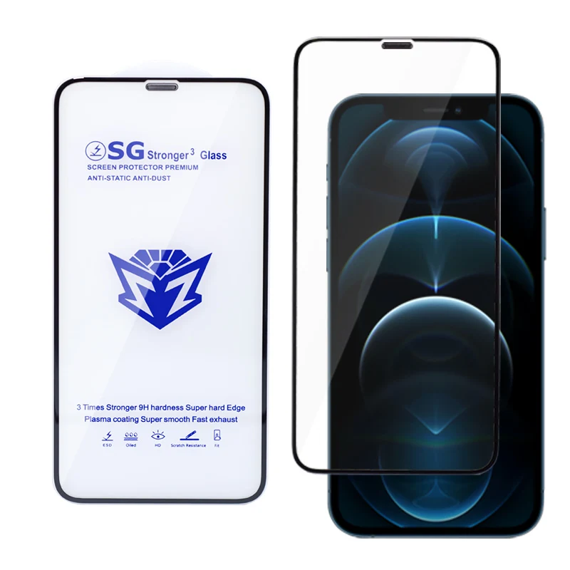 9h 3D 5D 6D 9D полное изогнутое покрытие оптовая продажа защита экрана телефона из закаленного стекла для iphone 14 13 12 11 Pro max xs xr x 8