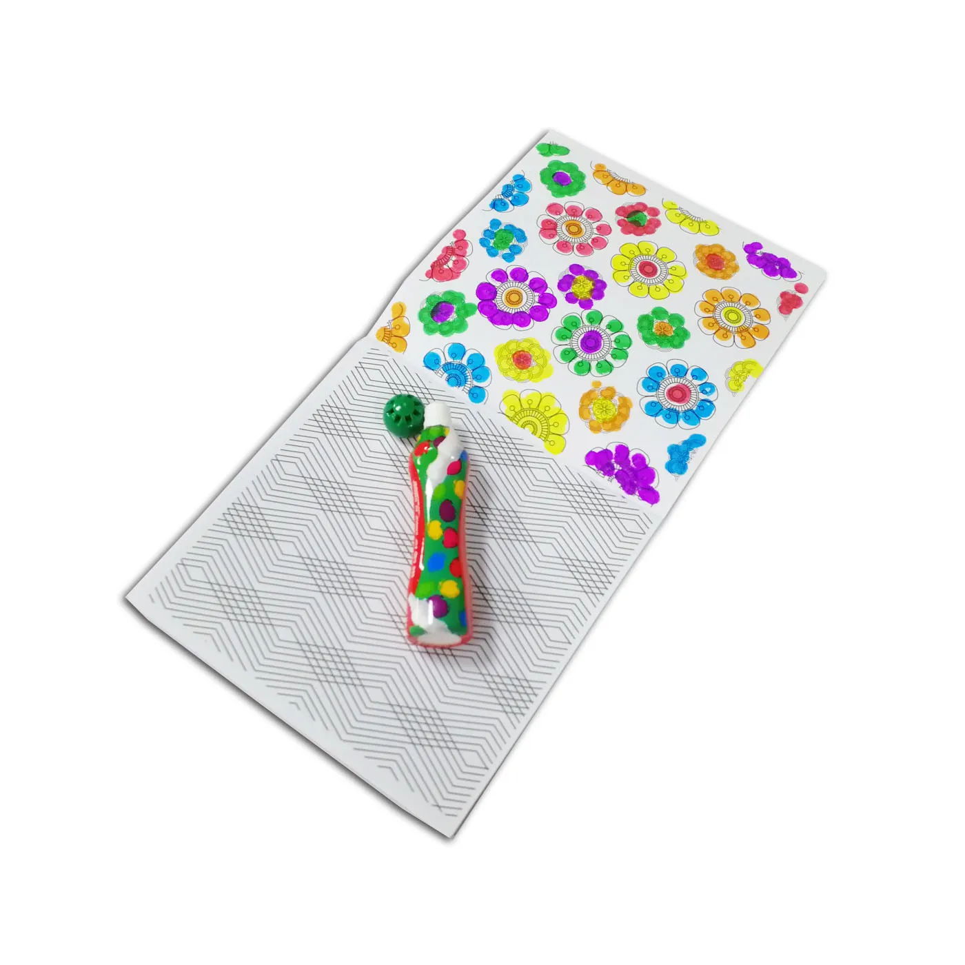 Мульти цвет моющиеся высокой емкости Dabber точка подушечка бинго маркер для белой