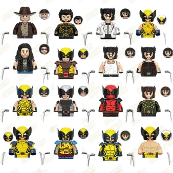 Superheros Minifigs Mini Figure Series Of Building Blocks Steel Werewolf Image Figures Assembled Toy Cute Toys Collector's Model