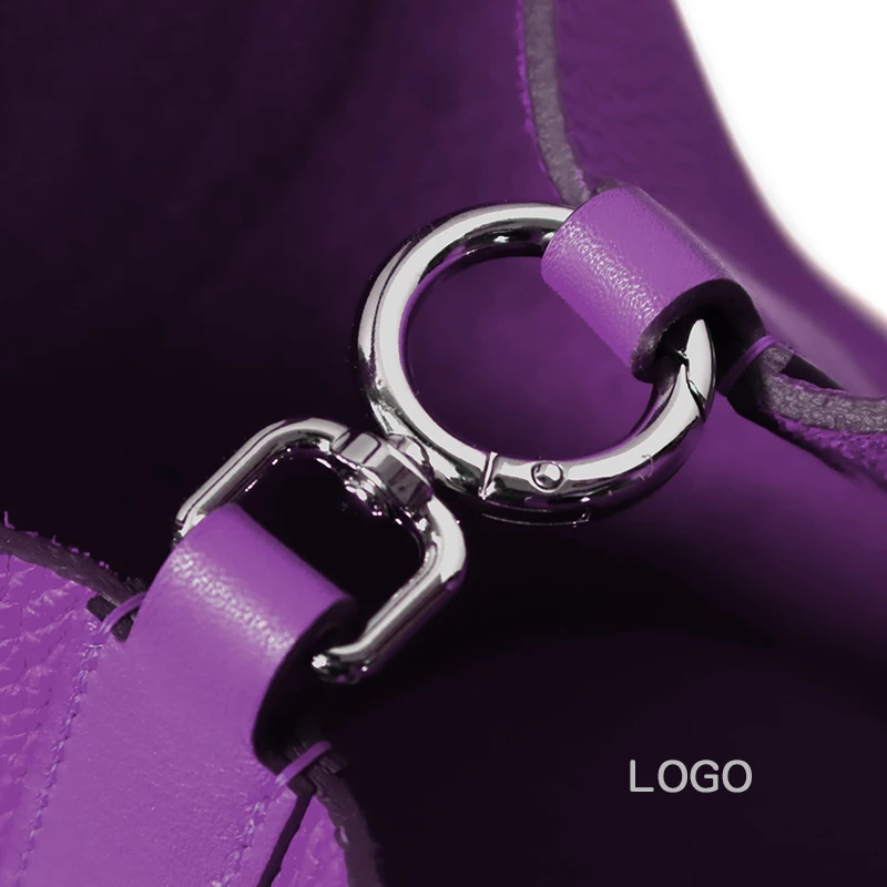 Custom logo Fashion Light Luxury Ladies Genuine Leather Bucket Bag Original Pig Nose Women's Designers Handbags