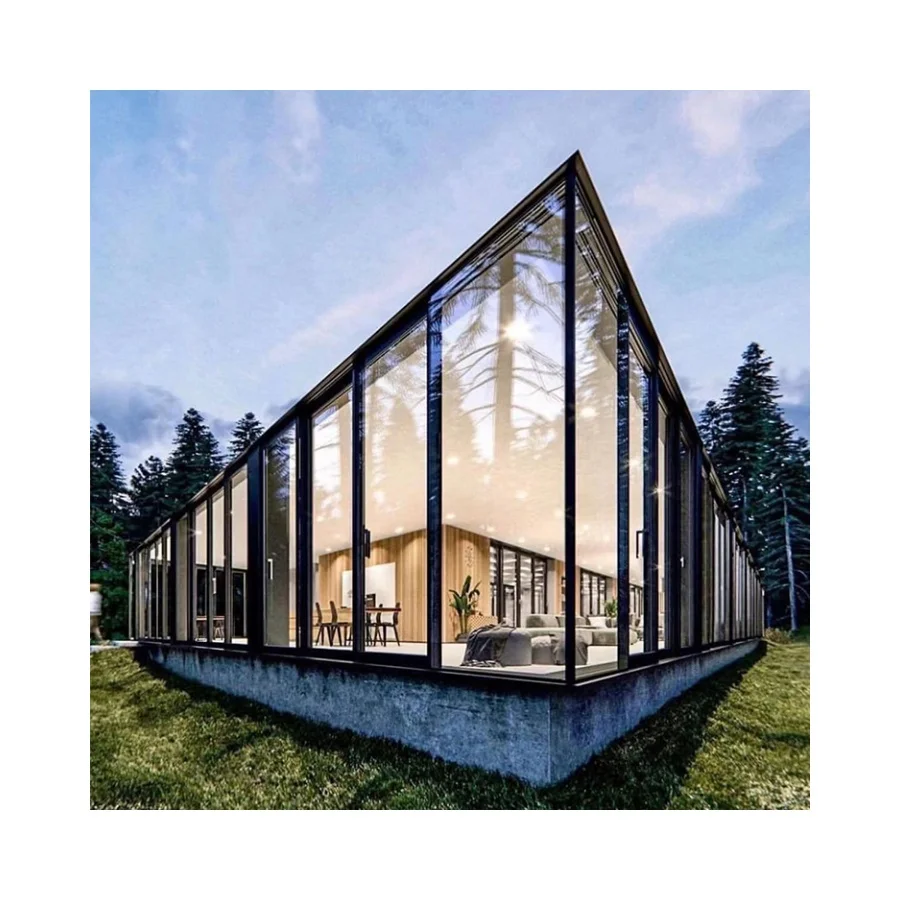 Aluminum Retractable Pergola Outdoor Glass House 4 Season Veranda