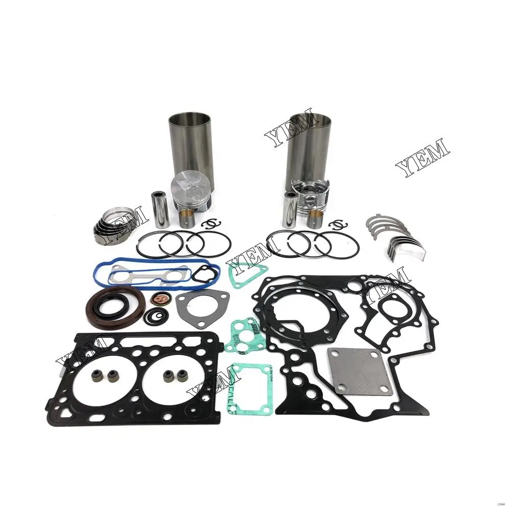 Z602 Repair Kit With Full Gasket Set Piston Rings Liner Bearings for Kubota