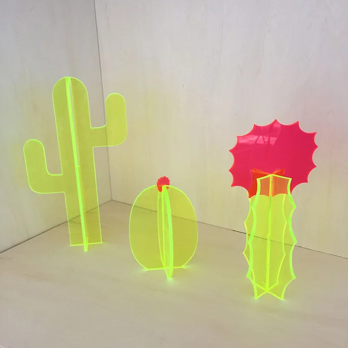 Multi Color Plastic Sheet Fluorescent Pink Orange Green Acrylic Sheet for Window Decor