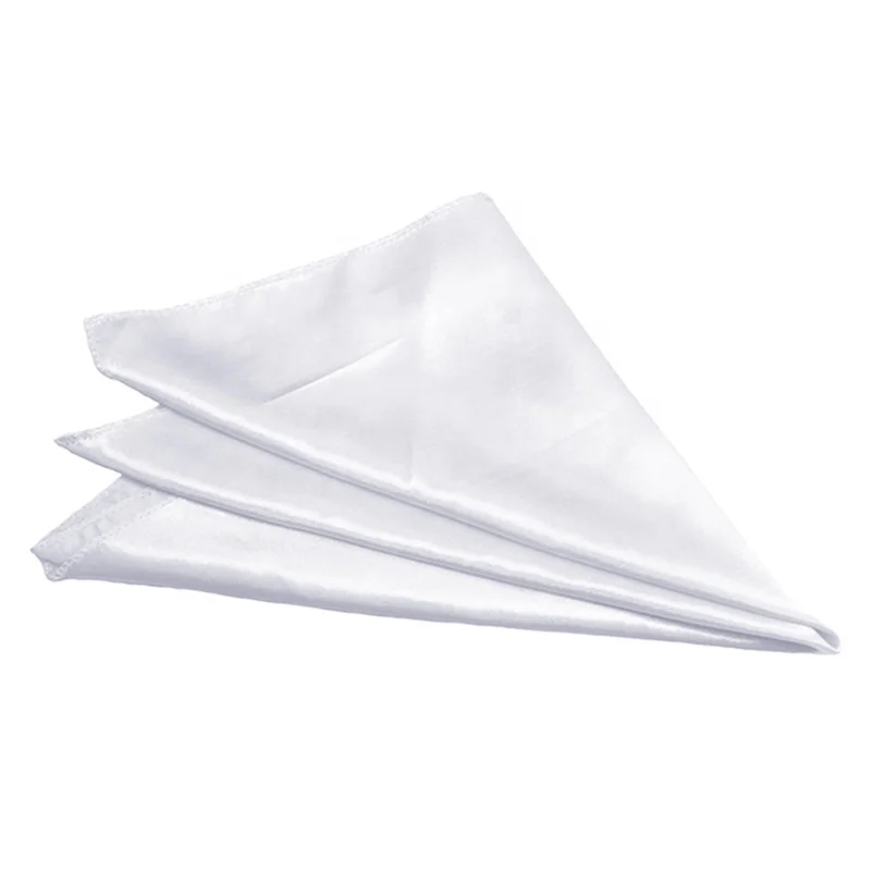 Прямая продажа с фабрики большая ткань для банкетов в отеле особых мероприятий из полиэстера атласной ткани салфетка однотонный коврик места