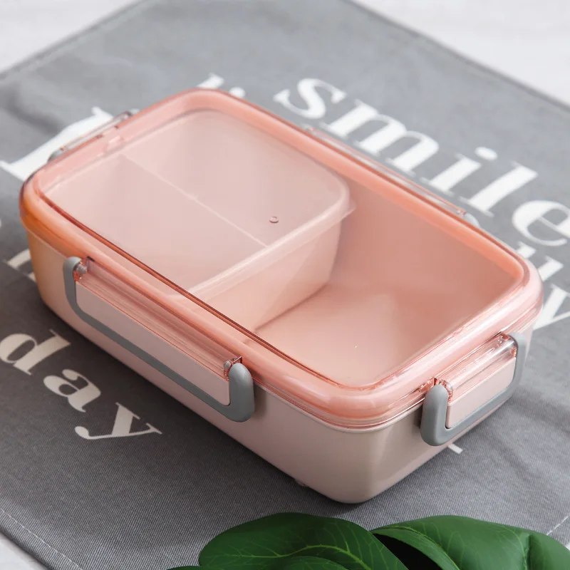 Wholesale airtight keep food hot plastic lunch box Durable On-the-Go Meal  sealed food container separable bento box for adults & kids From  m.