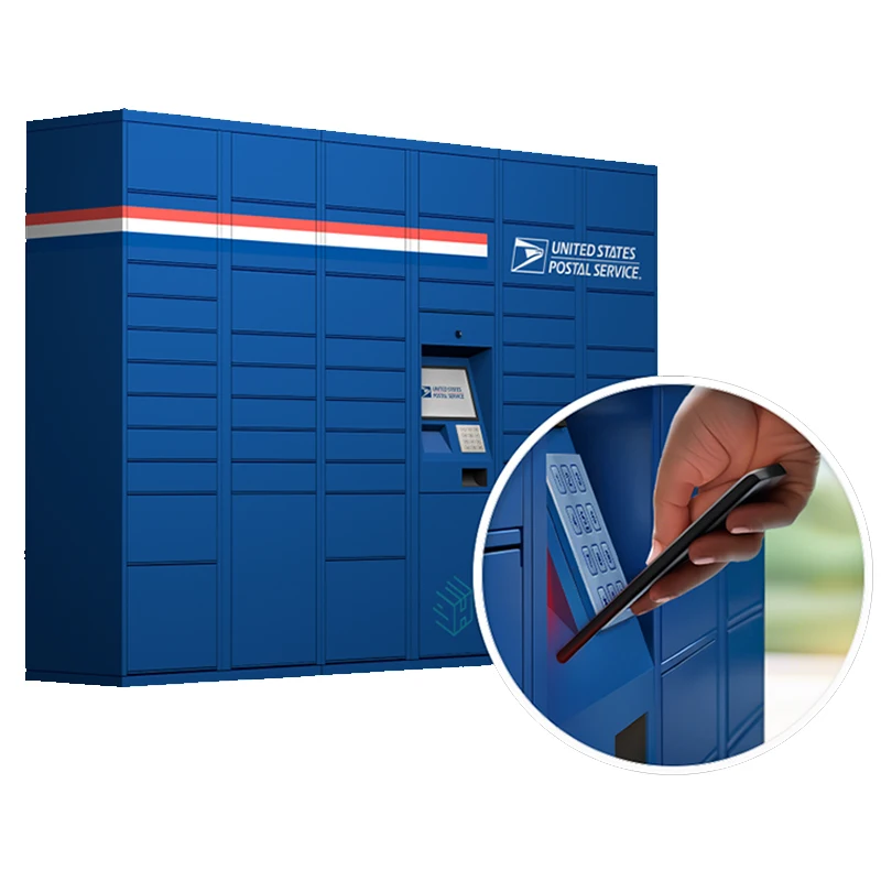 Secure Electronic Supermarket Parcel Lockers Self Service Locker Cold Rolled Steel Plate CE Certified for Package Lockers