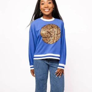 LYG ODM OEM Custom Hoodies Sequins Hoodies Cotton Hoodie Basketball Golden Gameday Hoodie Women's Hoodies