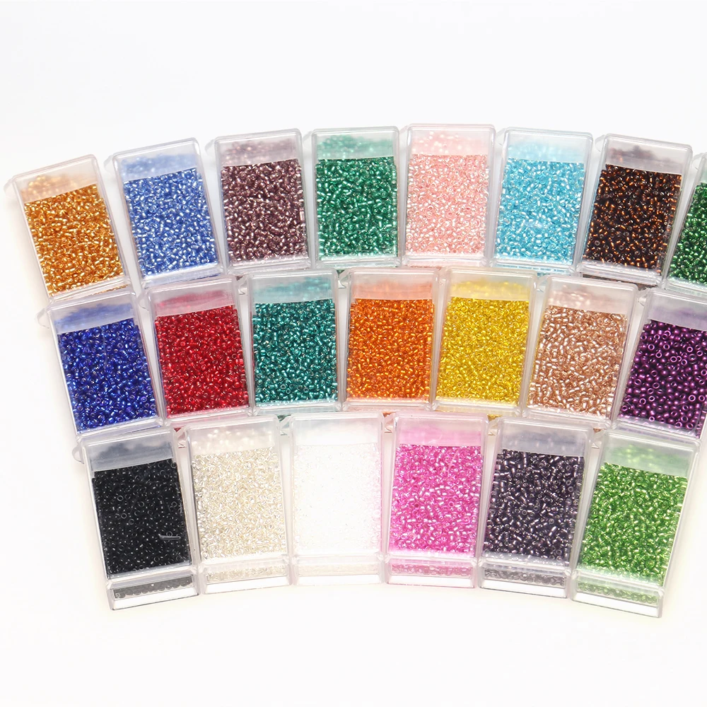 2MM Seed Beads For Jewelry Making 1000pcs Crystal Lampwork Glass Waist Beads  For Bracelets Bangles DIY Crafts Charms Accessories - Buy 2MM Seed Beads  For Jewelry Making 1000pcs Crystal Lampwork Glass Waist