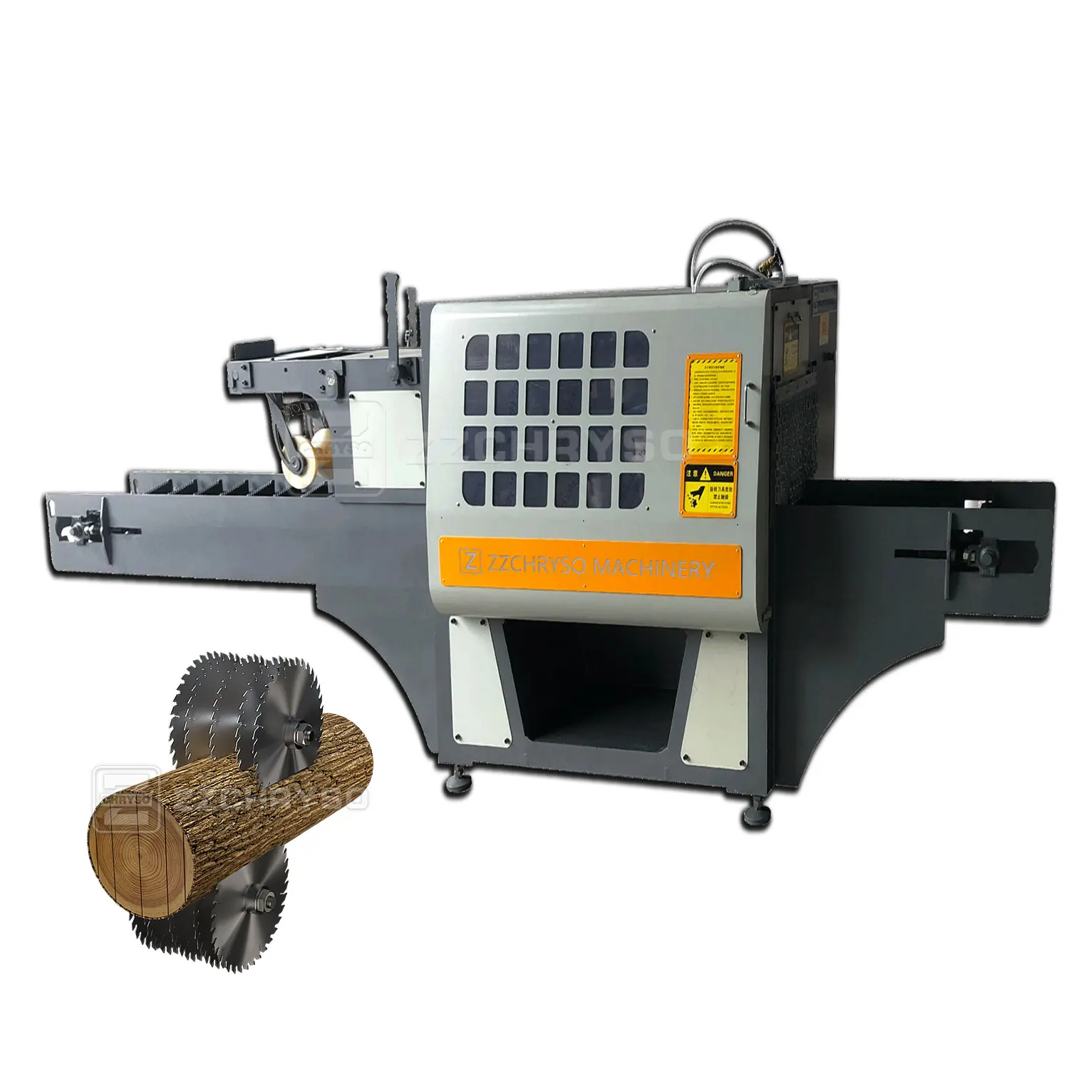 Multi Rip Saw Machine Timber Edger Wood Blade Band Sawmill Log Multiple ...
