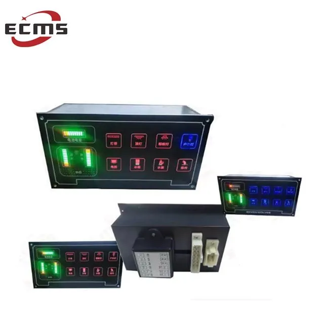 ECMS RV Caravans Campers Diesel Engine Bus Car Switches Switch Control Panel 210*130 mm