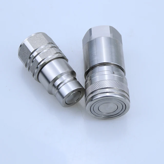 Stainless Steel 1/4''  Flat Face Corrosion Resistance Quick Release Coupling