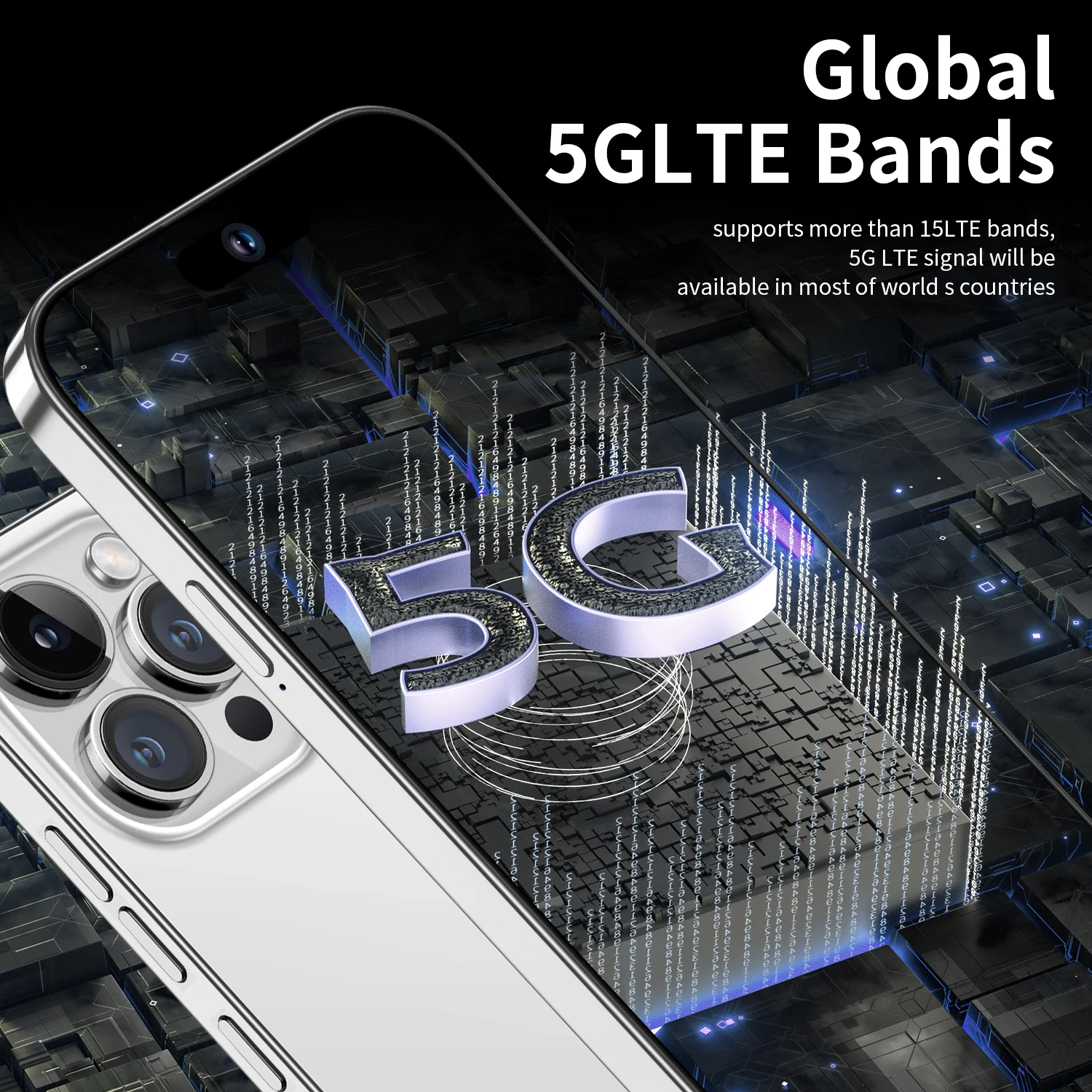 5G Original i15 Pro Max Celular Android13.0 Smartphone 4G 5g i14 pro max 16+512gb 256gb Mobile Phone for 13 Pro Max