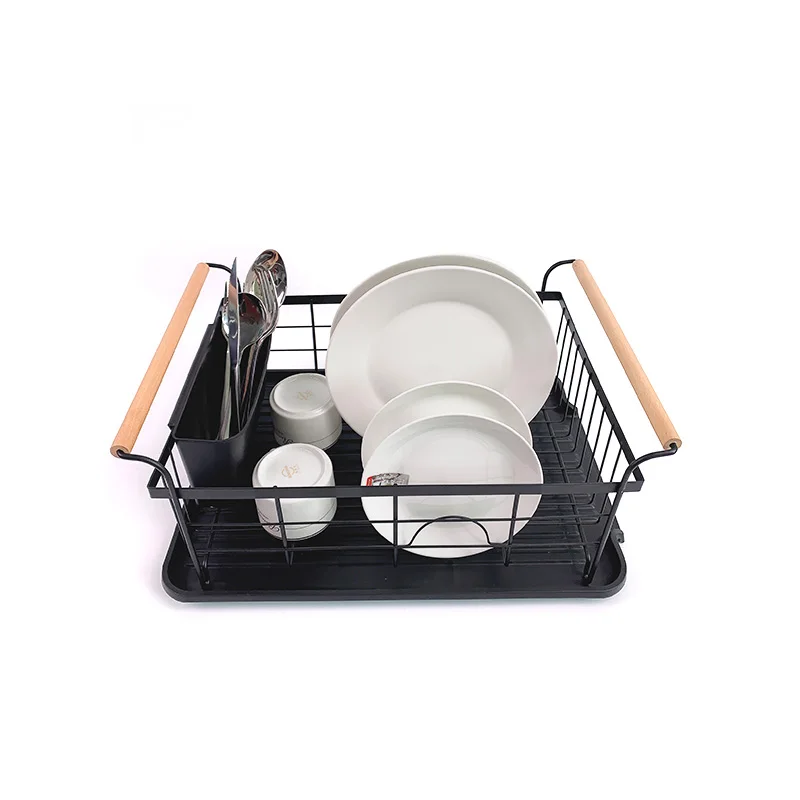 Kitchen Plate Drainer Drying Dish Storage Rack with Drip Tray - China Dish  Drying Rack and Dish Drainer price