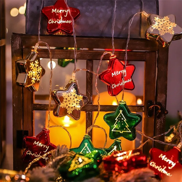 Christmas Fairy Lights – Battery Operated LED String Lights, 2m/4m/8m, Multicolor, Indoor