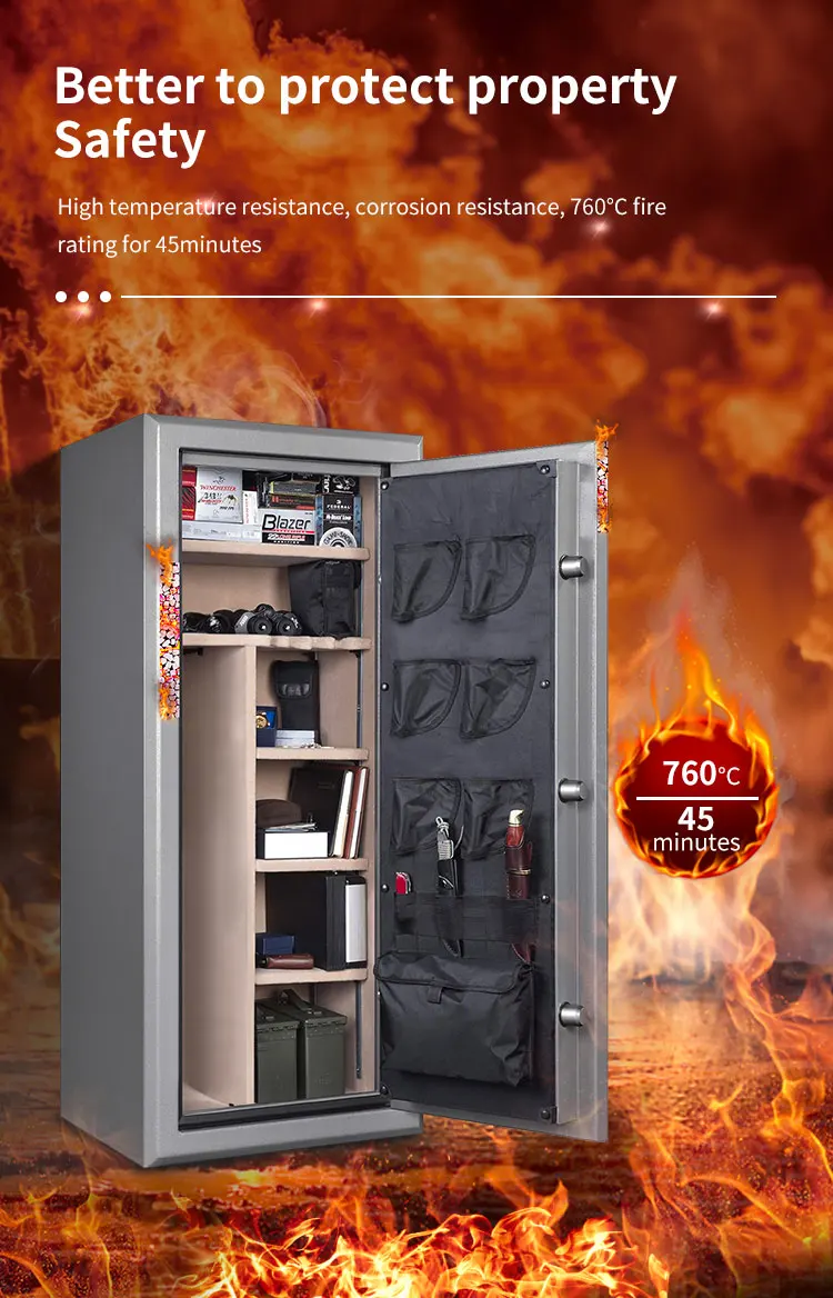 CEQSAFE Home Fireproof Durable Electronic Gun Safes Store Large Safe Box factory