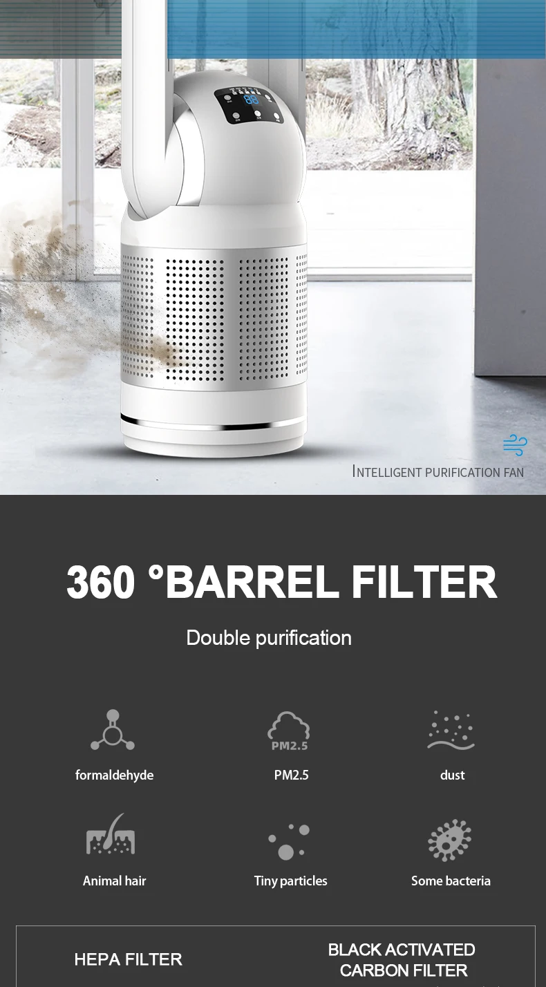 Air Purifier, Portable, 30W, Plastic - detail 10
