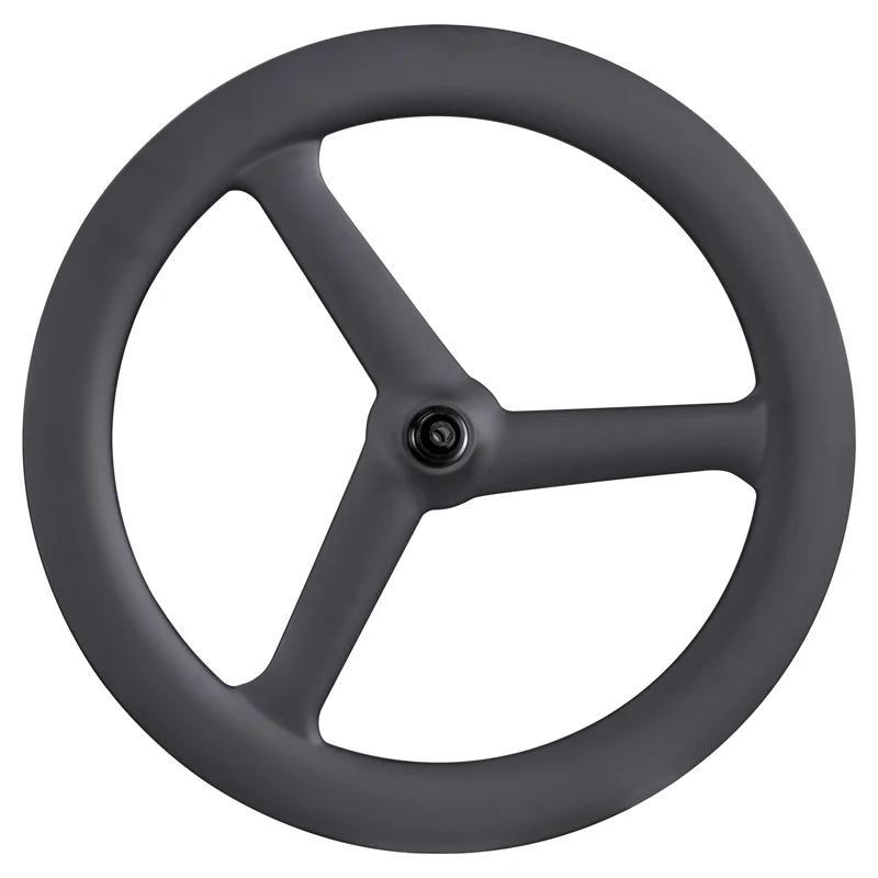 Carbon Track Bike Wheels Tri-spokes Solid Disc Carbon Wheels TT Wheel