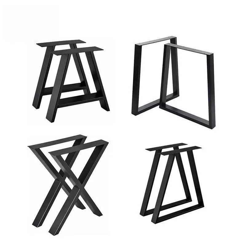 Table Base Frames Industrial Restaurant Desk Office Cast Iron Steel