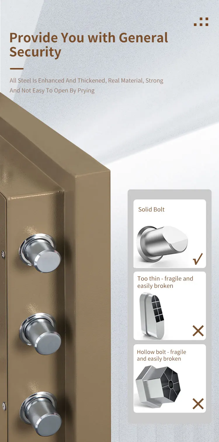 CEQSAFE High Quality Fireproof Safety Metal Safes Digital Electronic Safe Box factory