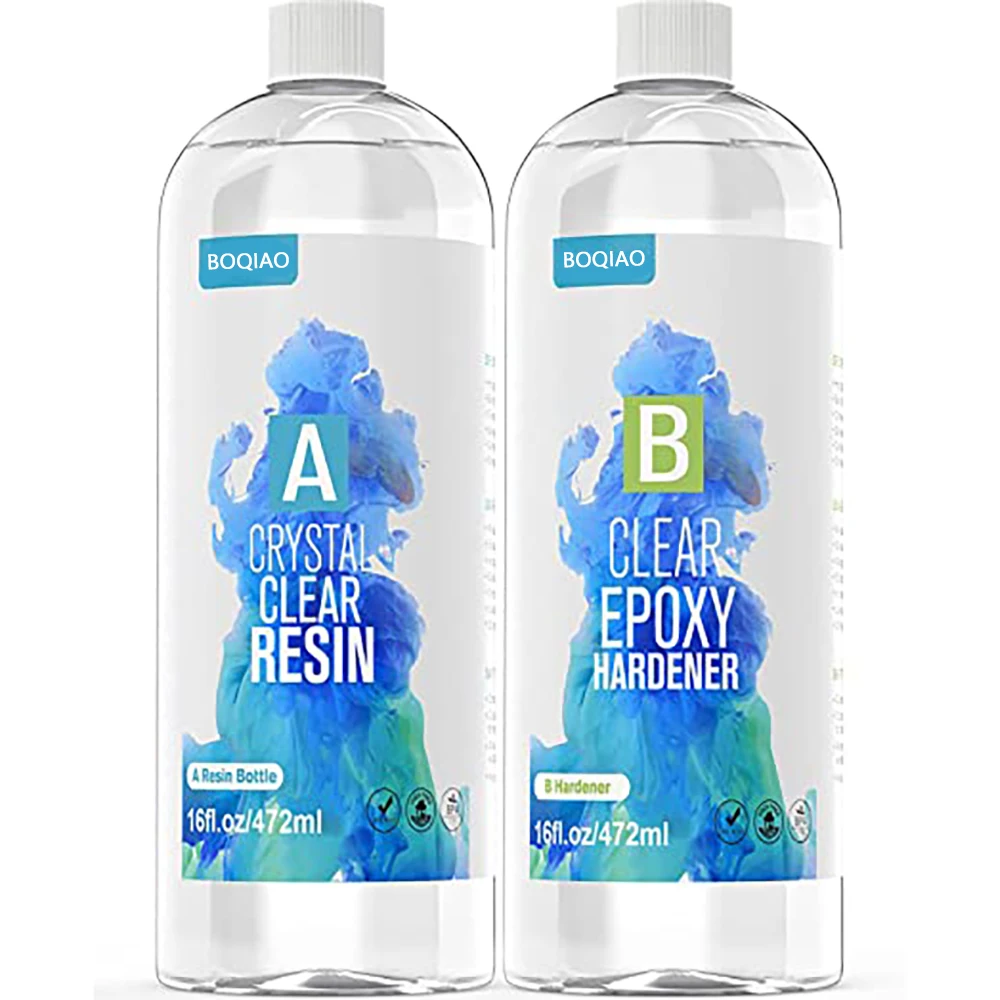 Kit De Resina Epoxi De 13 Onzas, Fundición Y Revestiiento Transparente