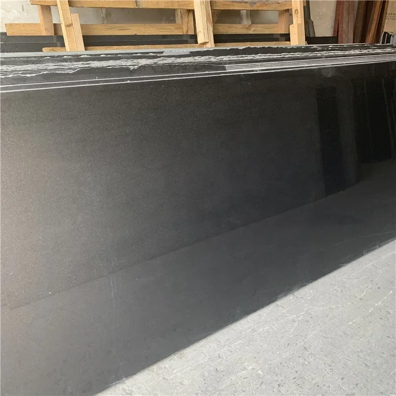product china shanxi absolute black granite uncut slab granite tiles 20x20 interior countertop design-4