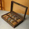 Caja de reloj de 10 piezas