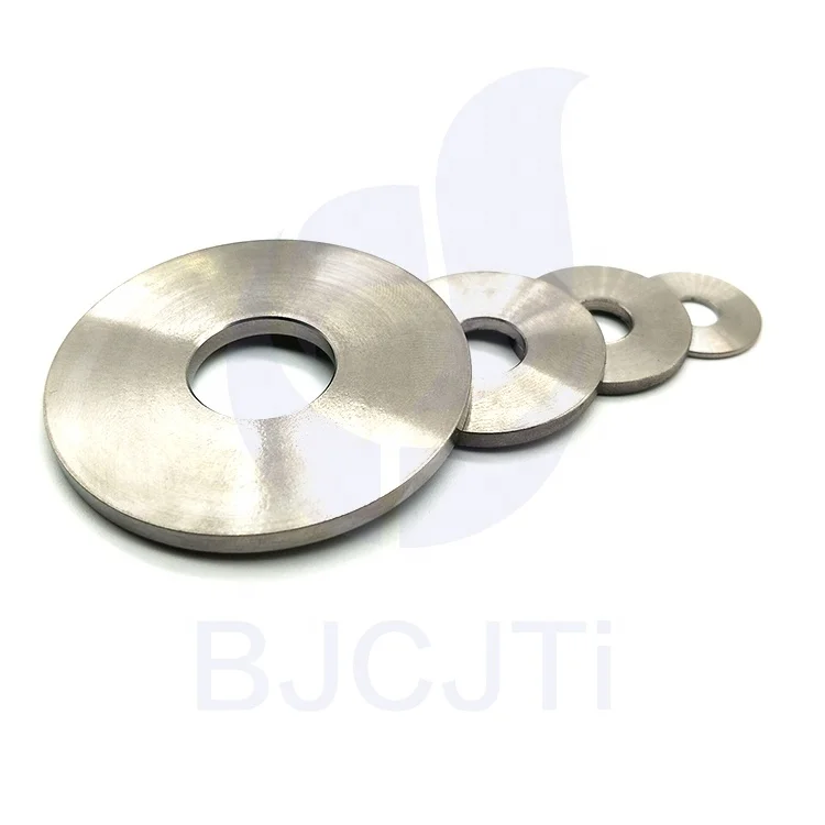 large size washers pure titanium  titanium alloy with DIN9021  titanium fiat washers