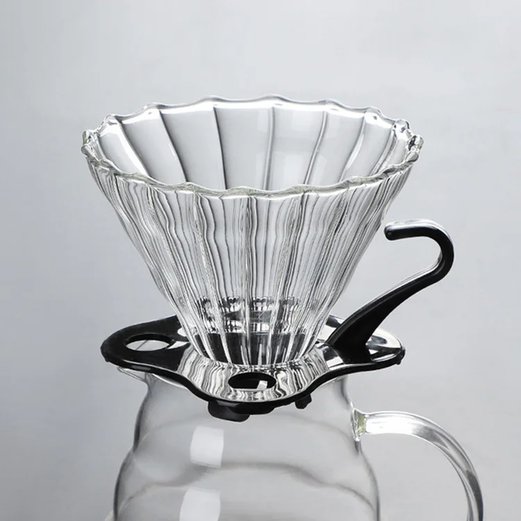 Hot Sell Coffee Dripper Heatproof Glass Coffee Filter For Barista